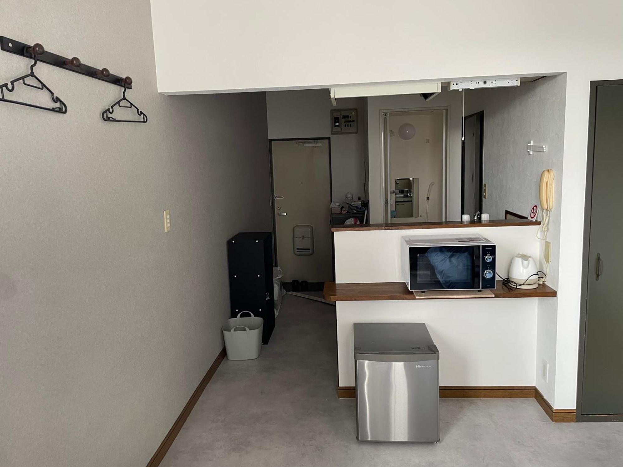 熊本市アルピエd 軽自動車無料駐車場wi-Fiあります お部屋リフォーム済みアパートメント エクステリア 写真